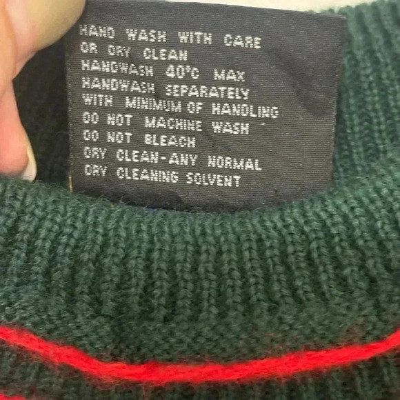 COOGI Vintage Wool Textured Abstract‎ Sweater - Picture 3 of 5